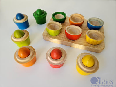 QToys Sorting egg cups