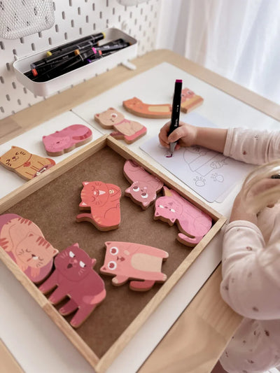QToys  Cat play set & colouring - Kidtoycart