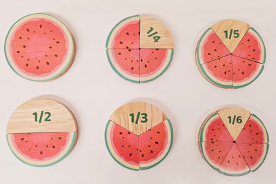 QToys Watermelon Fraction Set