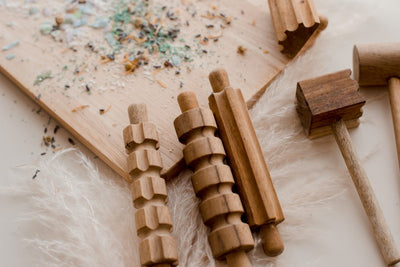 QToys Wooden Play dough kit
