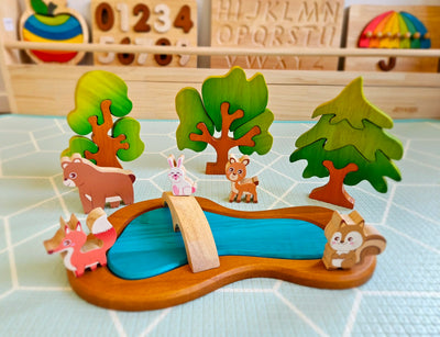 QToys  Woodland Animal Play Set