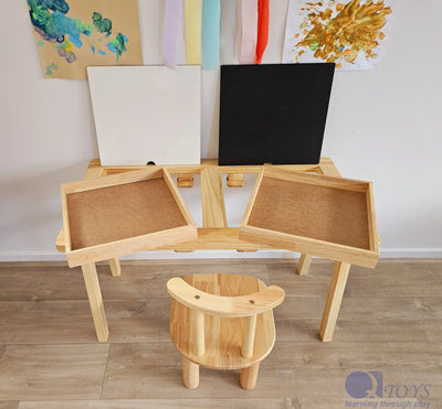QToys 4 in 1 Activity Table