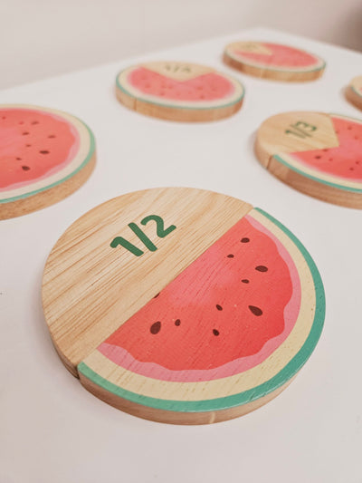 QToys Watermelon Fraction Set
