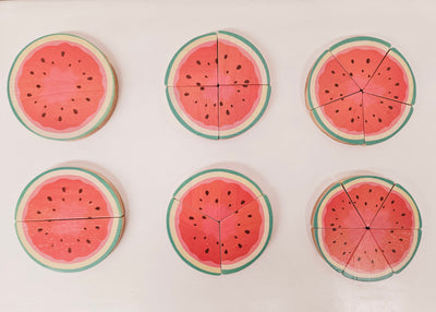 QToys Watermelon Fraction Set