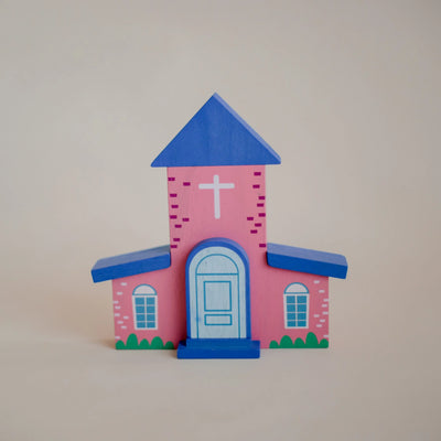 QToys  Street Buildings Set Of 4