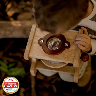 QToys Wooden Microscope