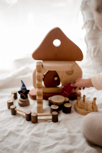 QToys Natural Mushroom House