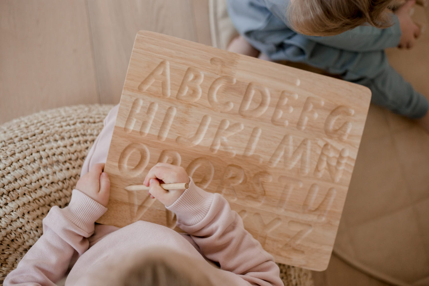 QToys Capital letter lacing board