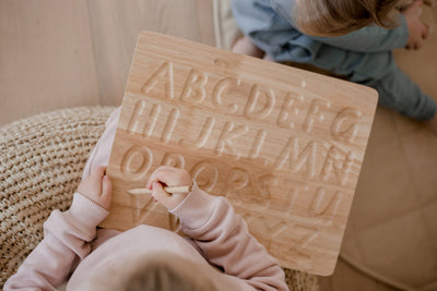 QToys Capital letter lacing board