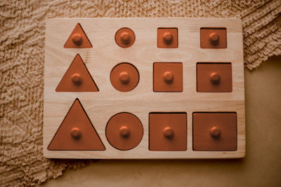 QToys Toddler Knob shape puzzle