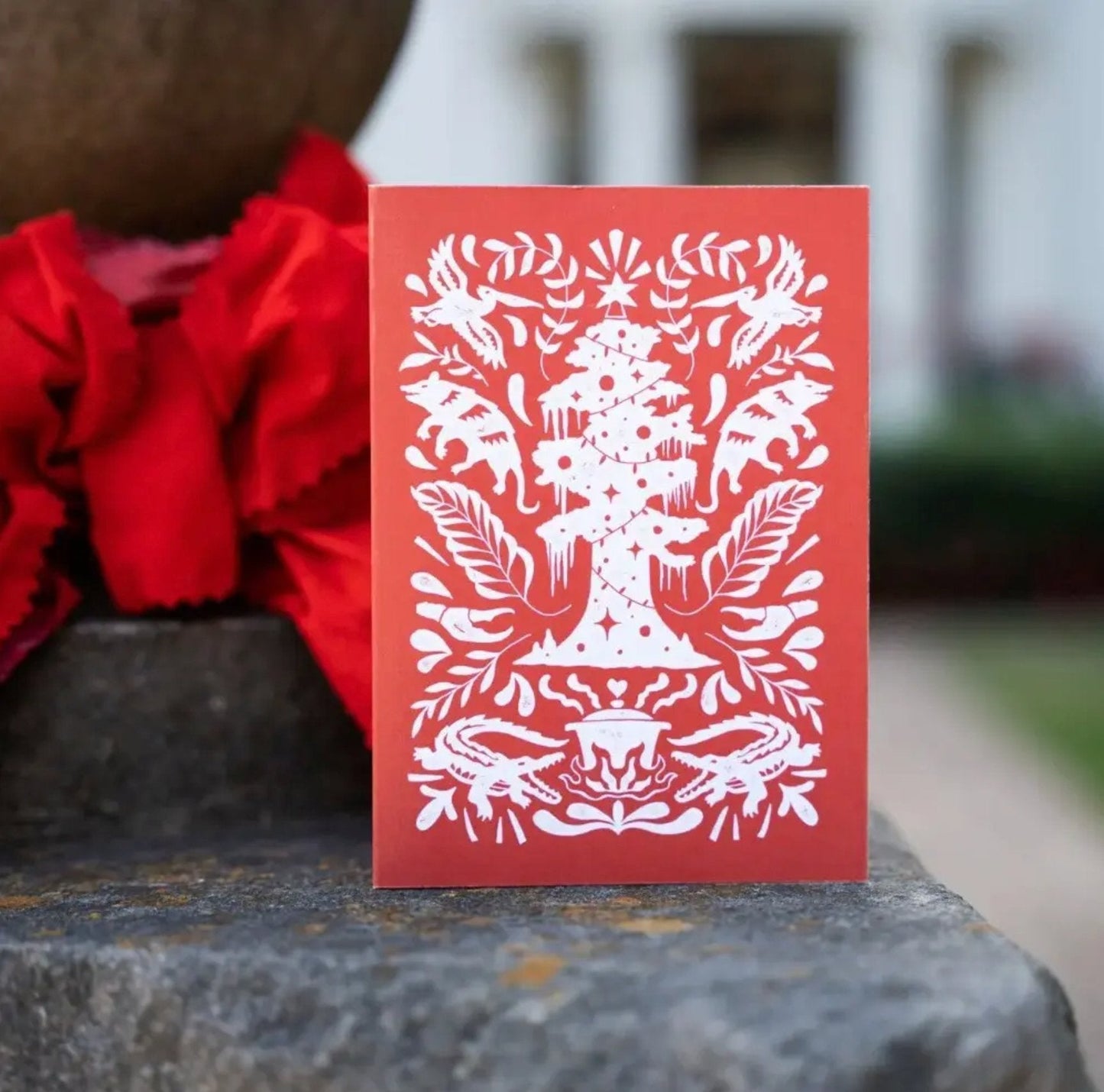 Deck The Swamps Greeting Card