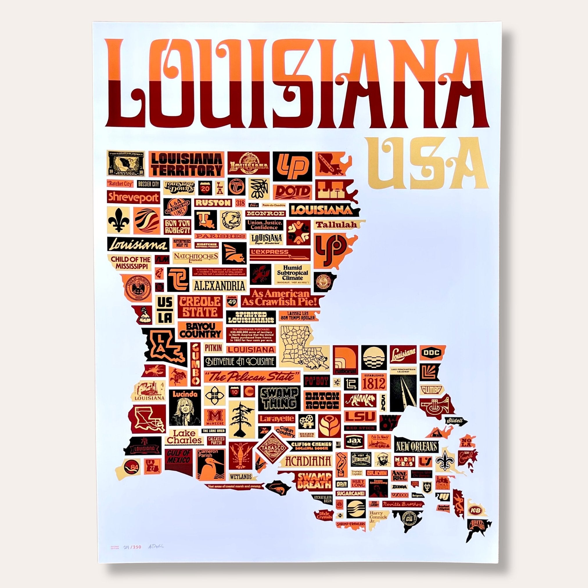 Draplin Louisiana Print