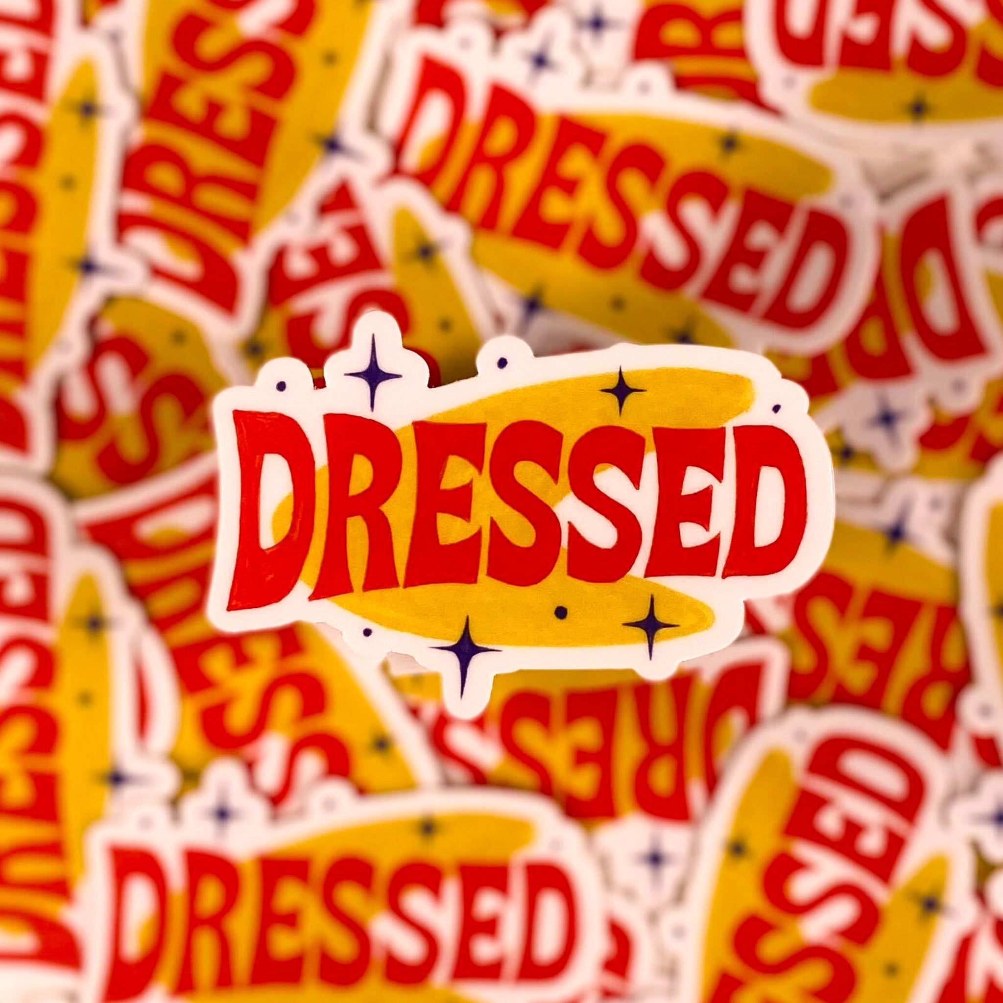 Dressed Sticker