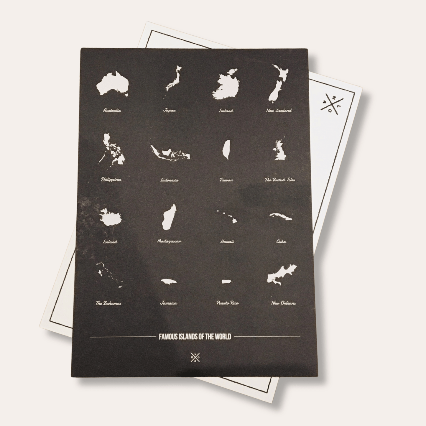 Famous Islands of the World- Postcard