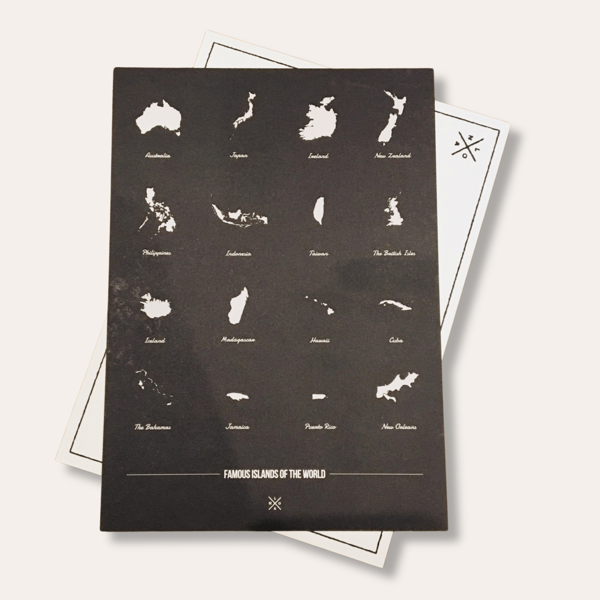 Famous Islands of the World- Postcard