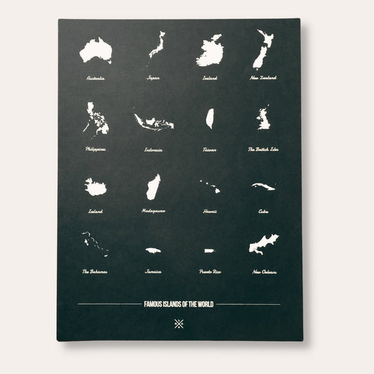 Famous Islands of the World Print
