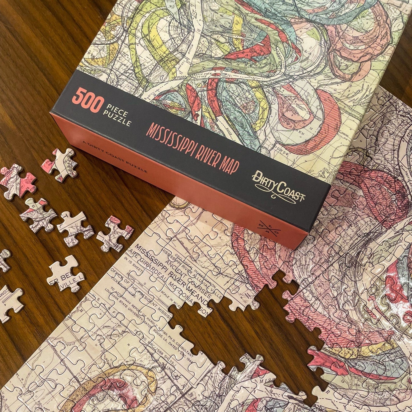 Fisk Map 500 Piece Puzzle