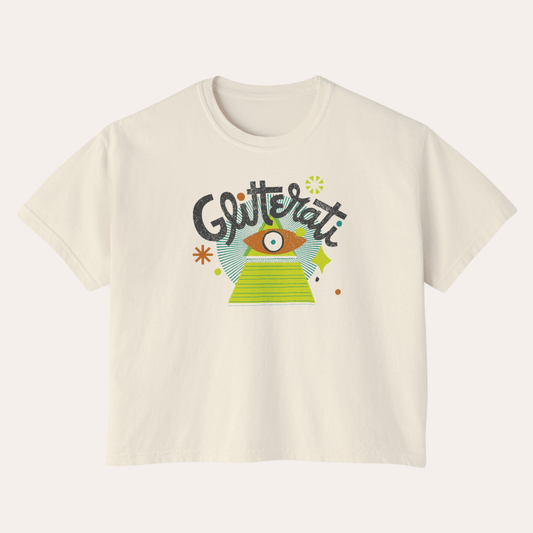 Glitterati Boxy Crop Tee