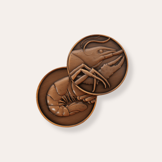 Heads or Tails Crawfish Coin
