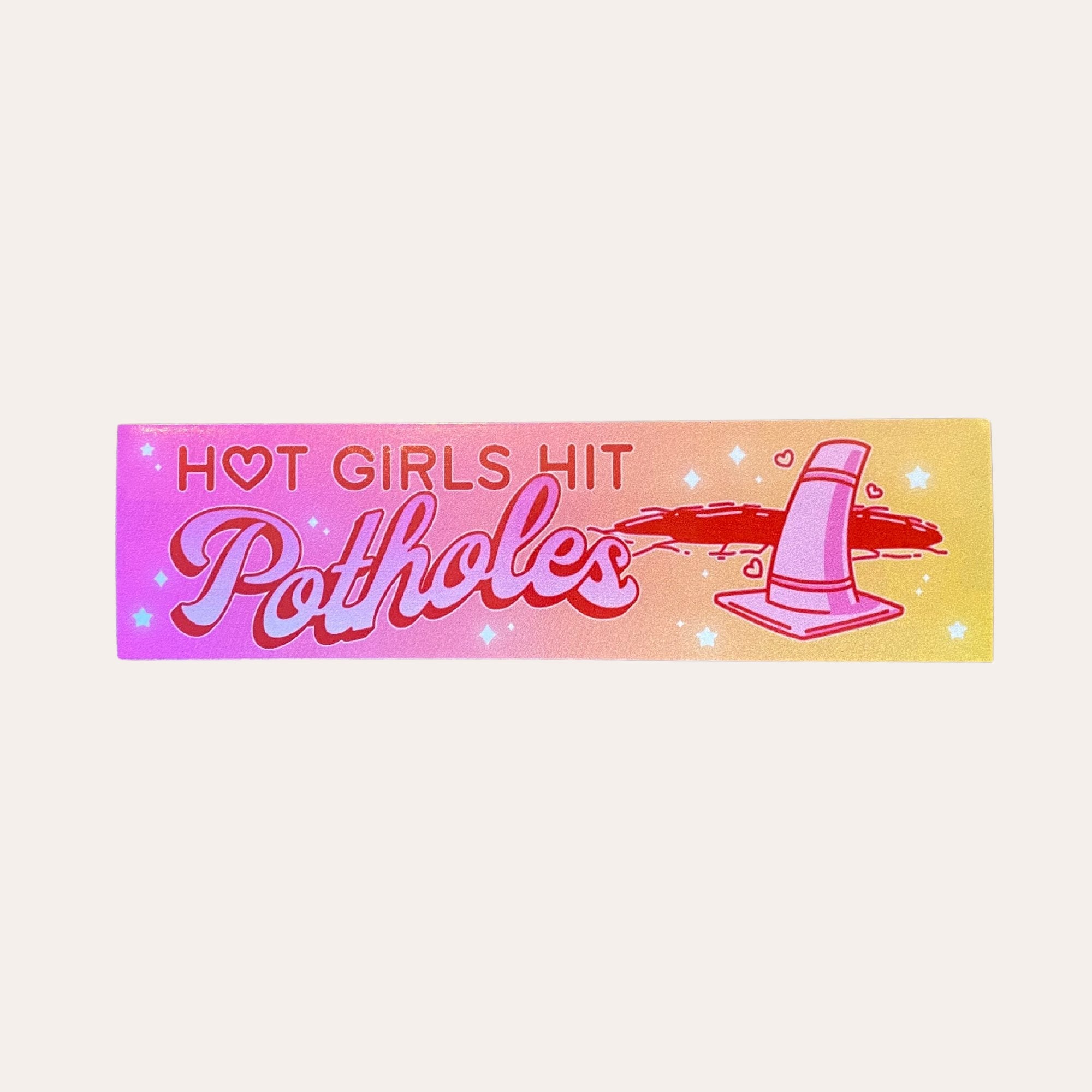 Hot Girls Hit Potholes Magnet