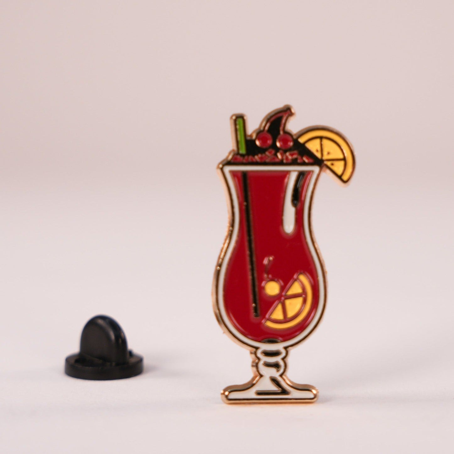 Hurricane Glass Enamel Pin