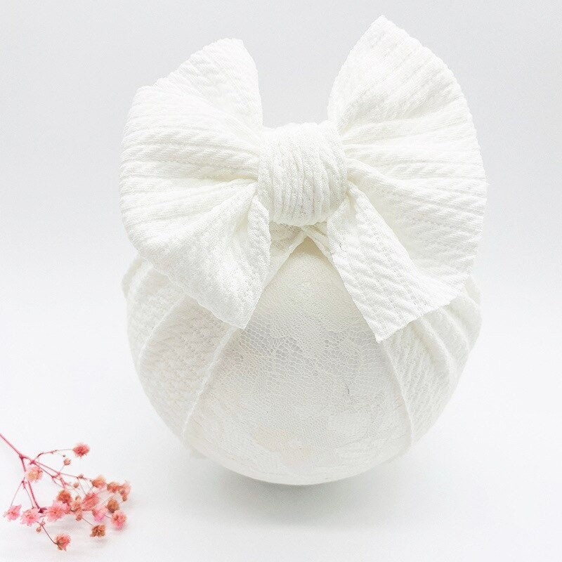 Baby Girl Large Bow Tie Headband