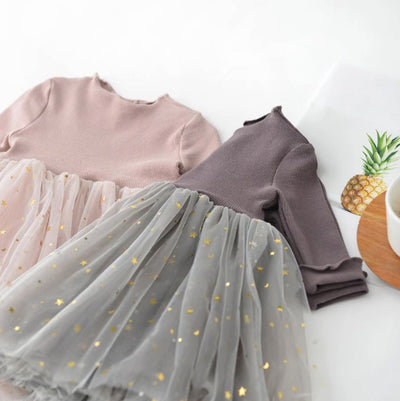 Star Lace Tulle Star Dress
