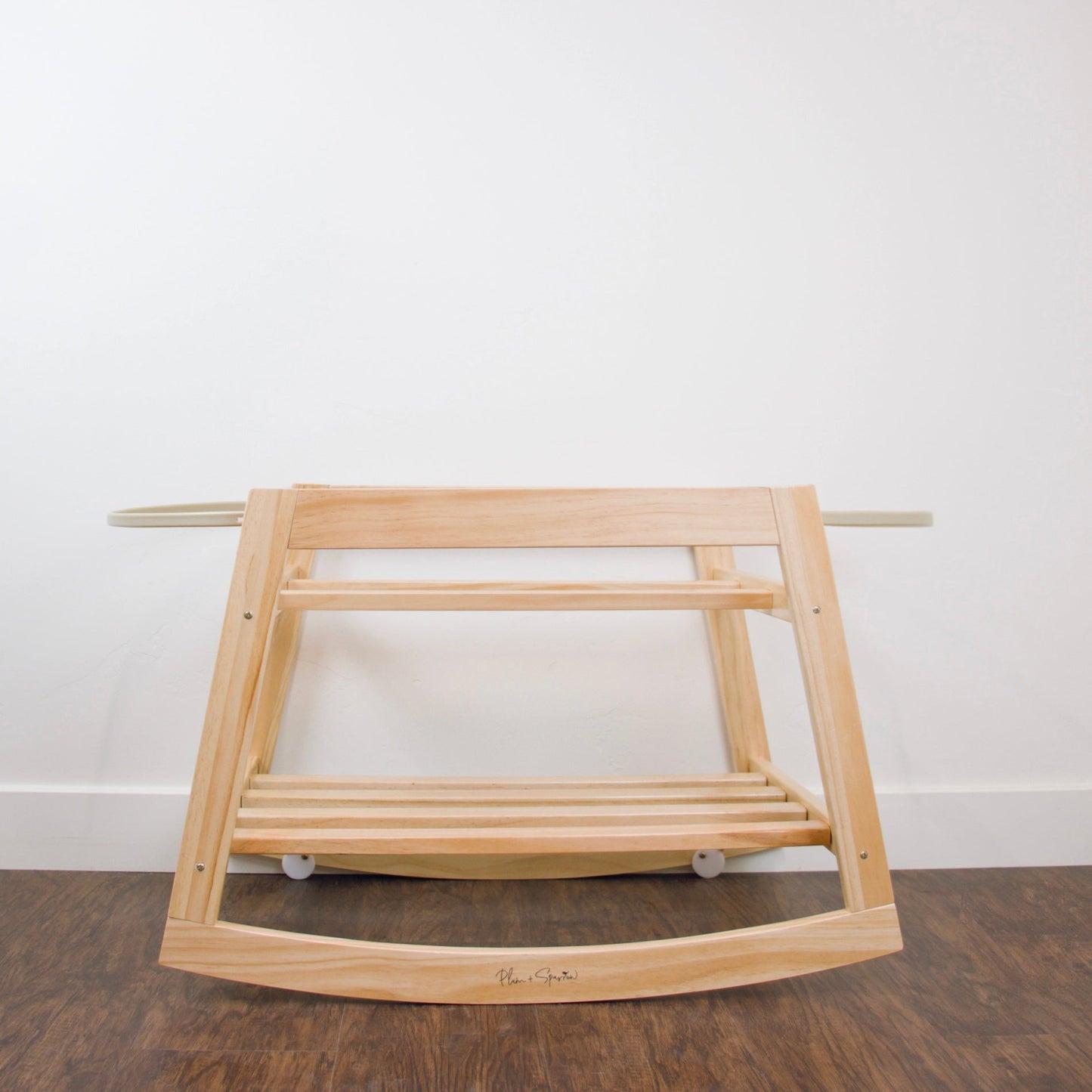 Classic Rocking<br>Moses Bassinet Stand<br>with brake<br>Natural