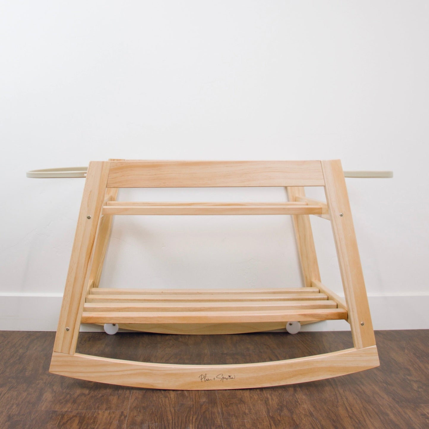 Classic Rocking<br>Moses Bassinet Stand<br>with brake<br>Natural