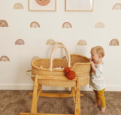African Moses Basket<br>Cream Handle