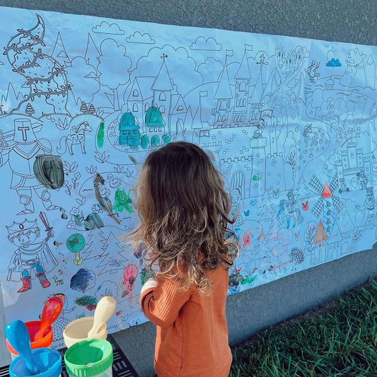 Fairy Tale Coloring Tablecloth