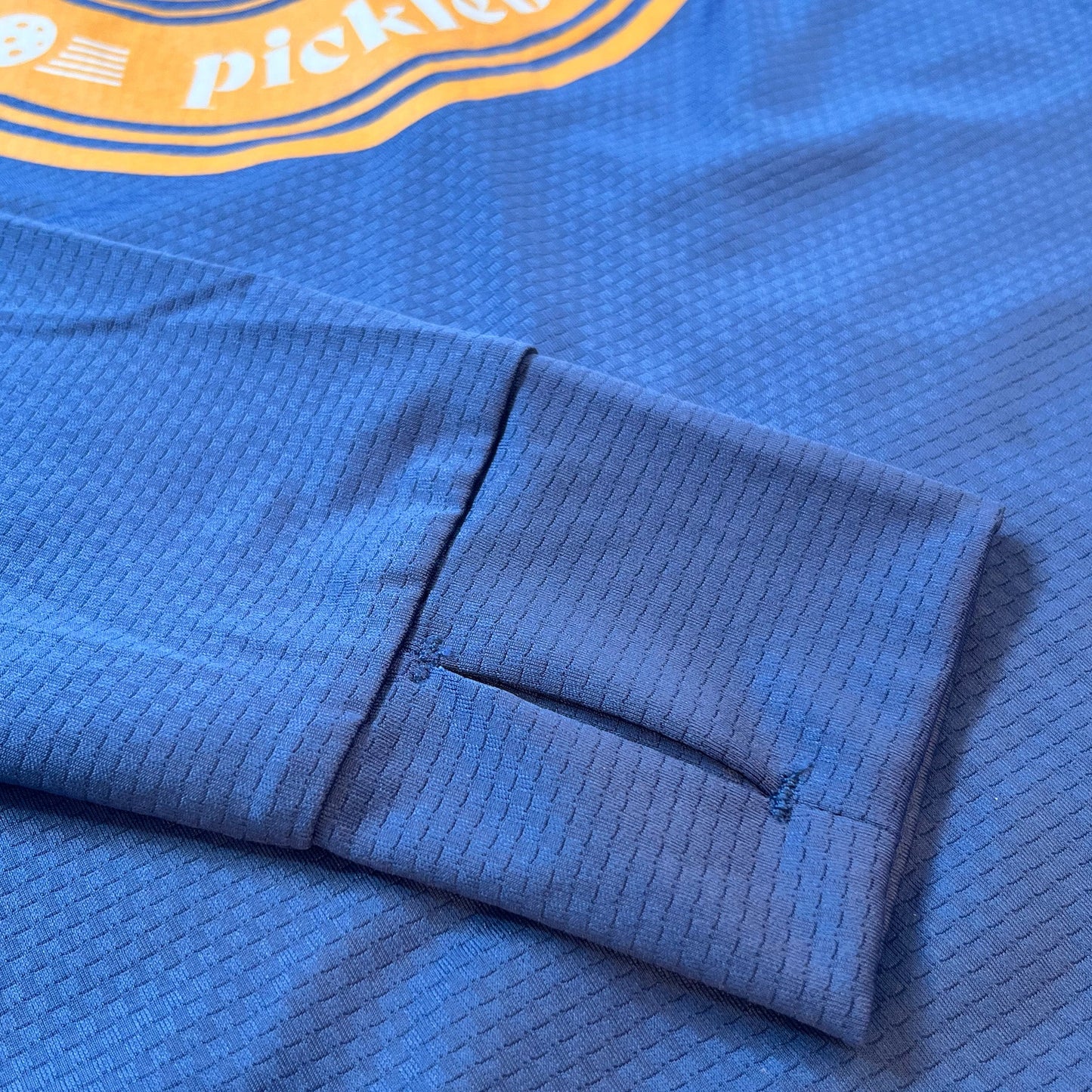 Navy Zip-Front Sun Hoodie