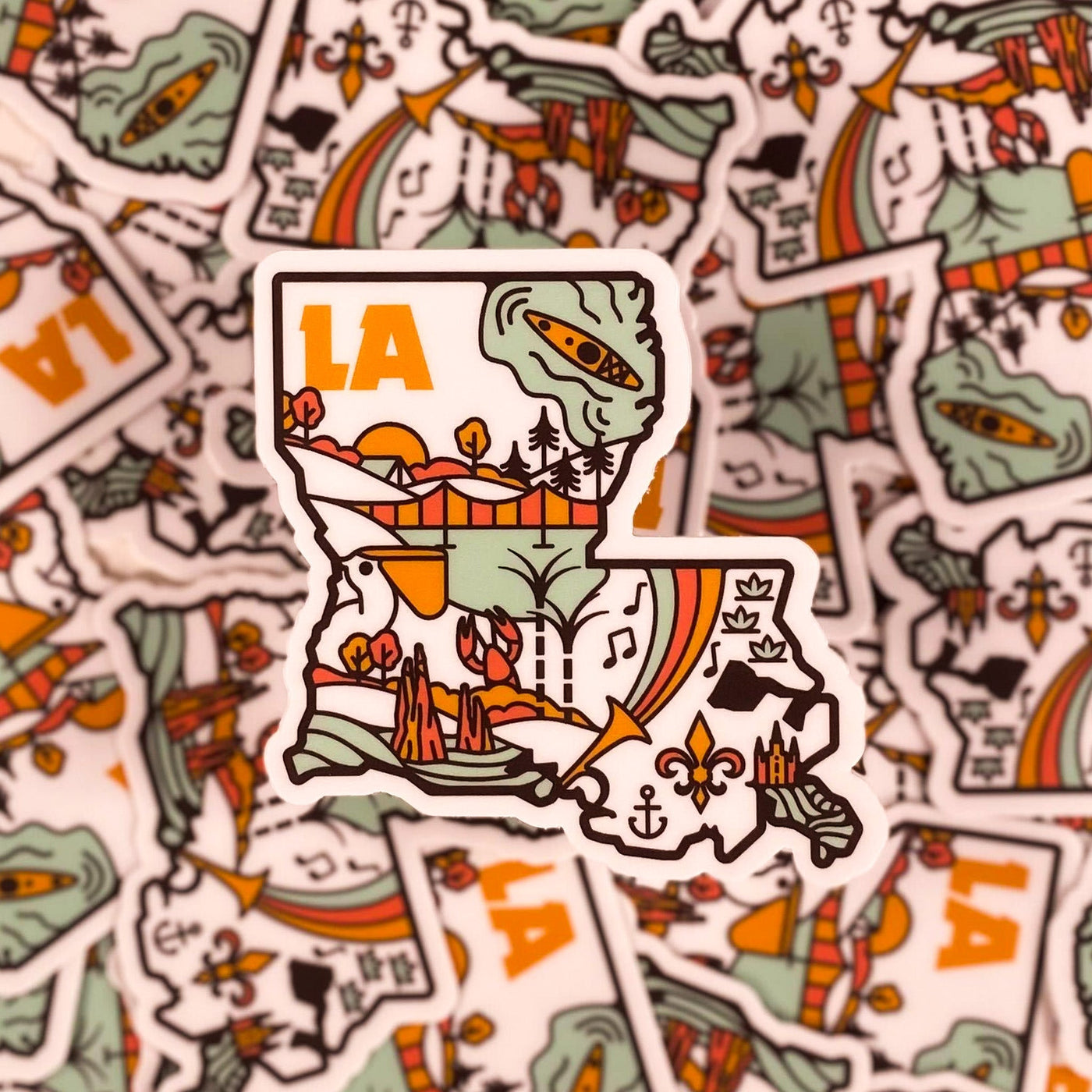 LA Boot Sticker