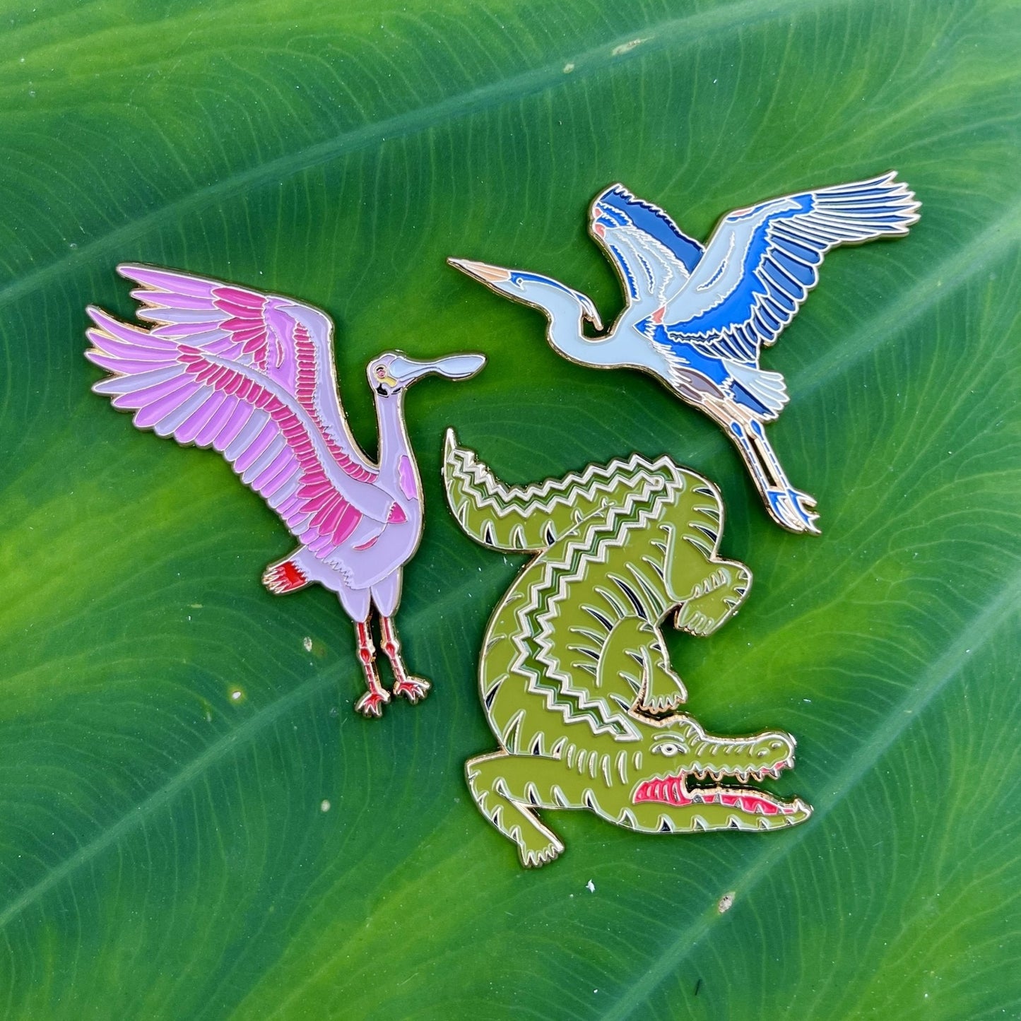 Louisiana Wildlife Pins
