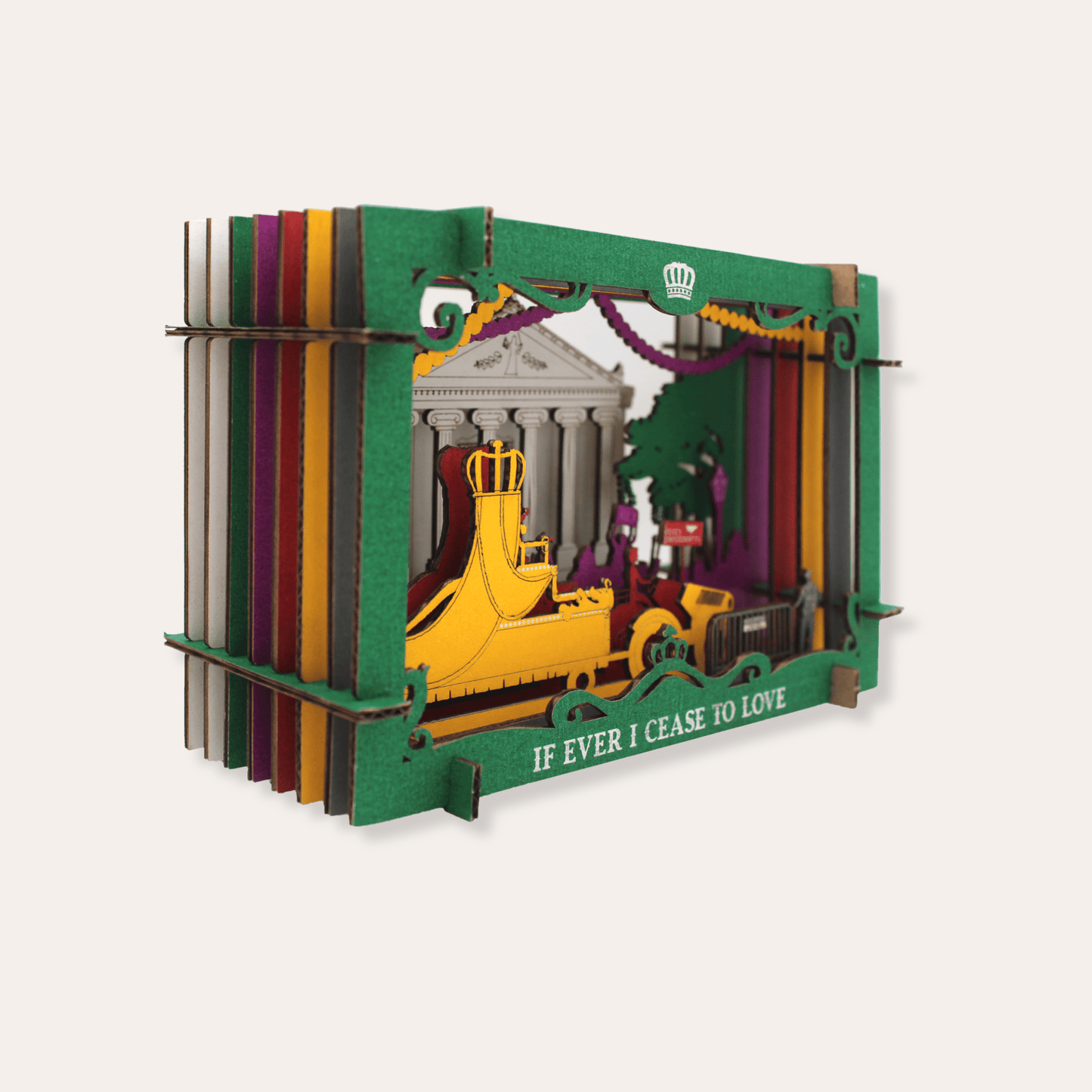 Mardi Gras Parade 3D Diorama