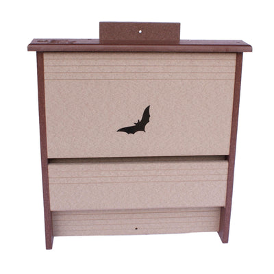 Amish-Made 20 Colony Bat House, Eco-Friendly Poly Lumber - Kidtoycart