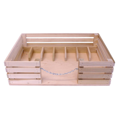 Amish-Made Wooden Mini Stockyard Toy, with 7 Stalls - Kidtoycart