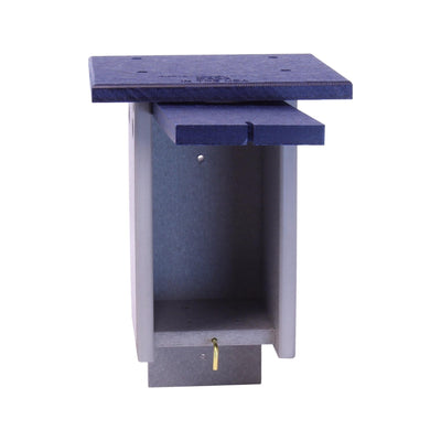 Bluebird House, Post Mount, Amish-Made with 100% Recycled Poly Lumber