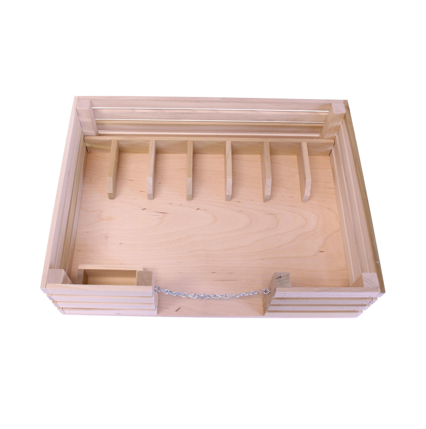 Amish-Made Wooden Mini Stockyard Toy, with 7 Stalls - Kidtoycart