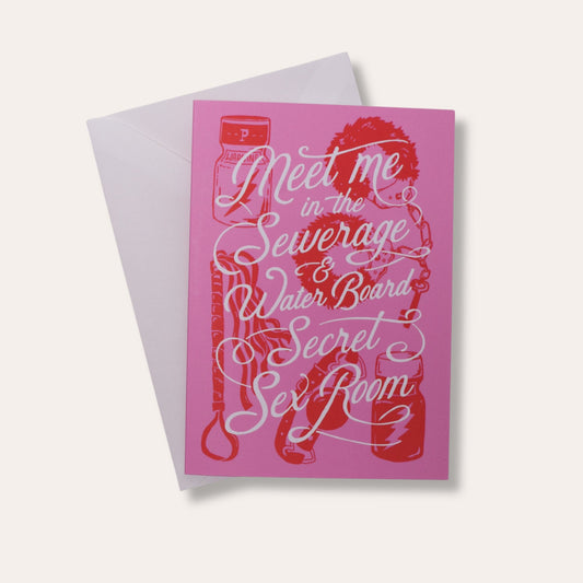 Meet Me Valentine Card