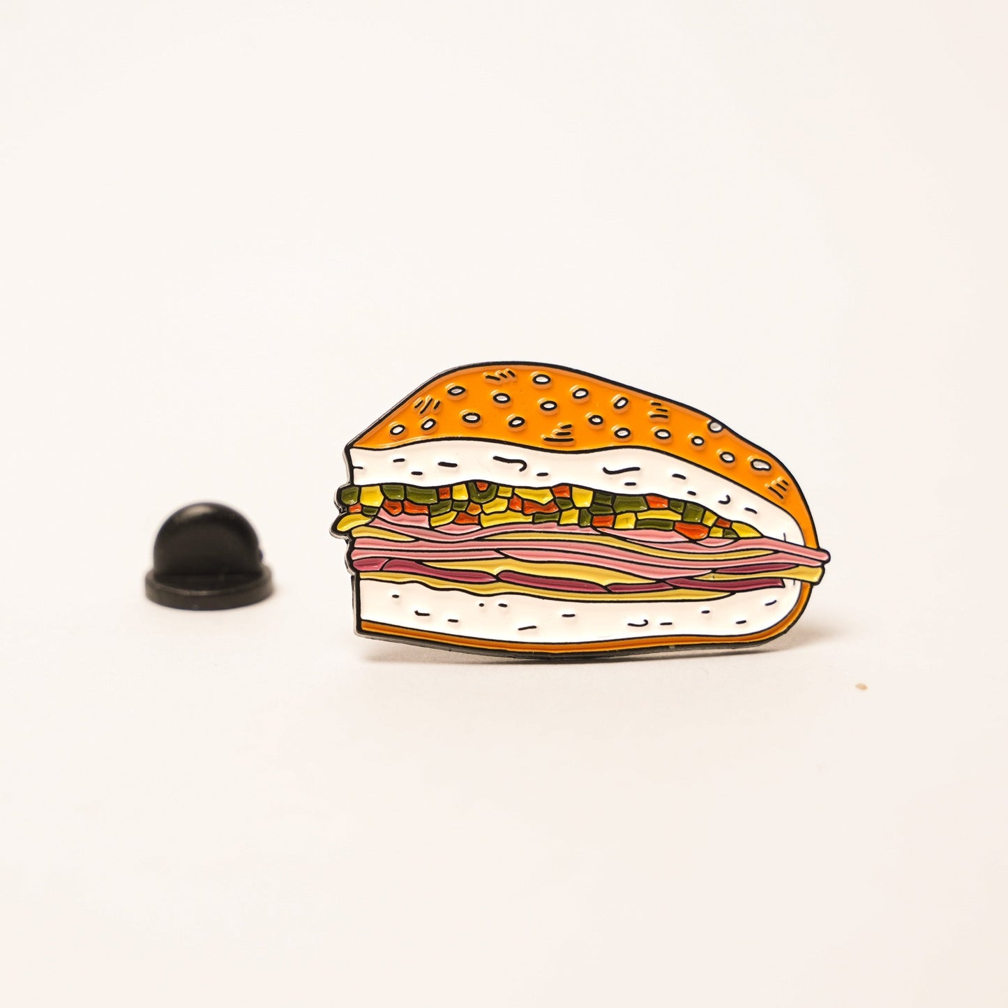 Muffuletta Enamel Pin