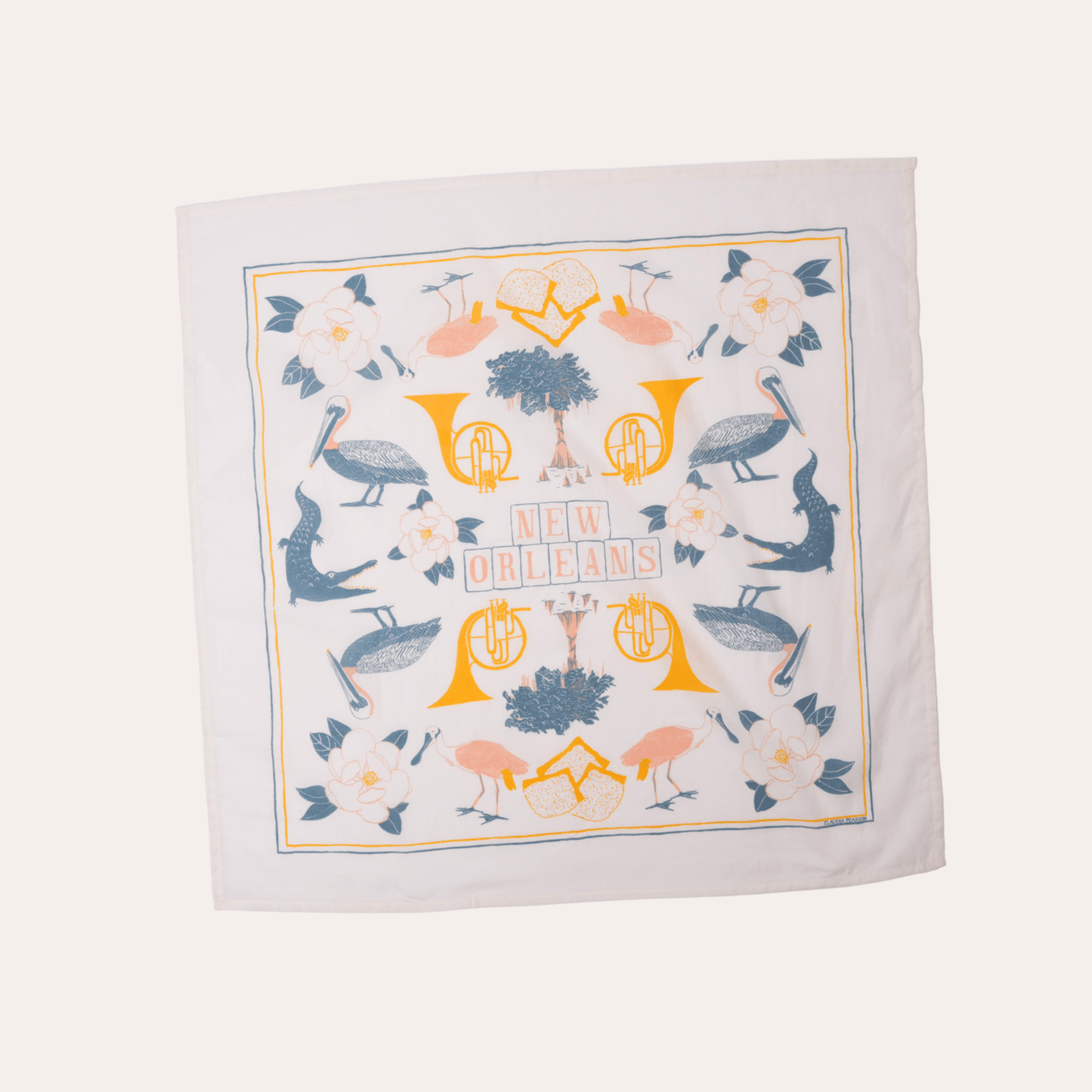 New Orleans Bandana by Claudia Pearson