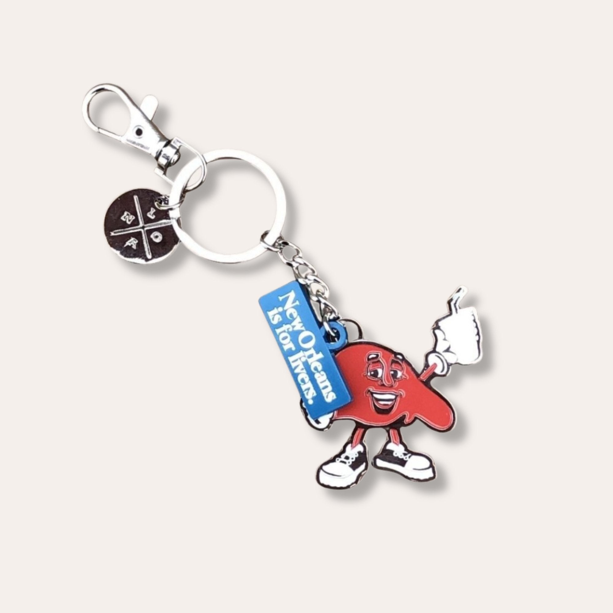 New Orleans is for Livers Keychain