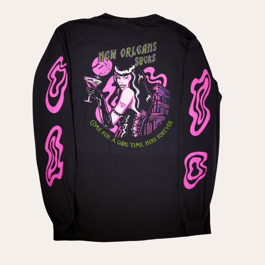 New Orleans Sucks Long Sleeve
