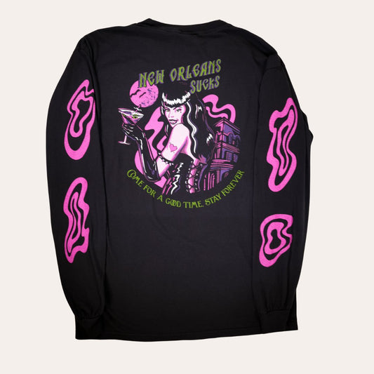 New Orleans Sucks Long Sleeve