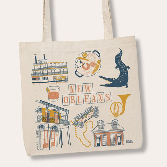 New Orleans Tote Bag by Claudia Pearson