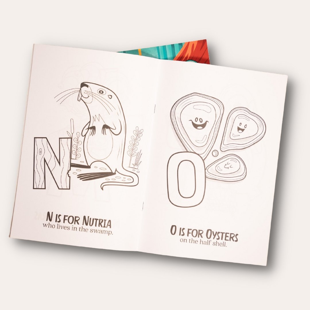 Nola ABC Coloring Book