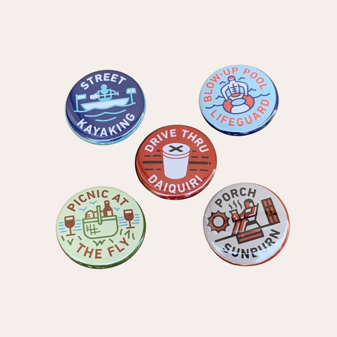 NOLA Merit Badges - Summer Button Set #1
