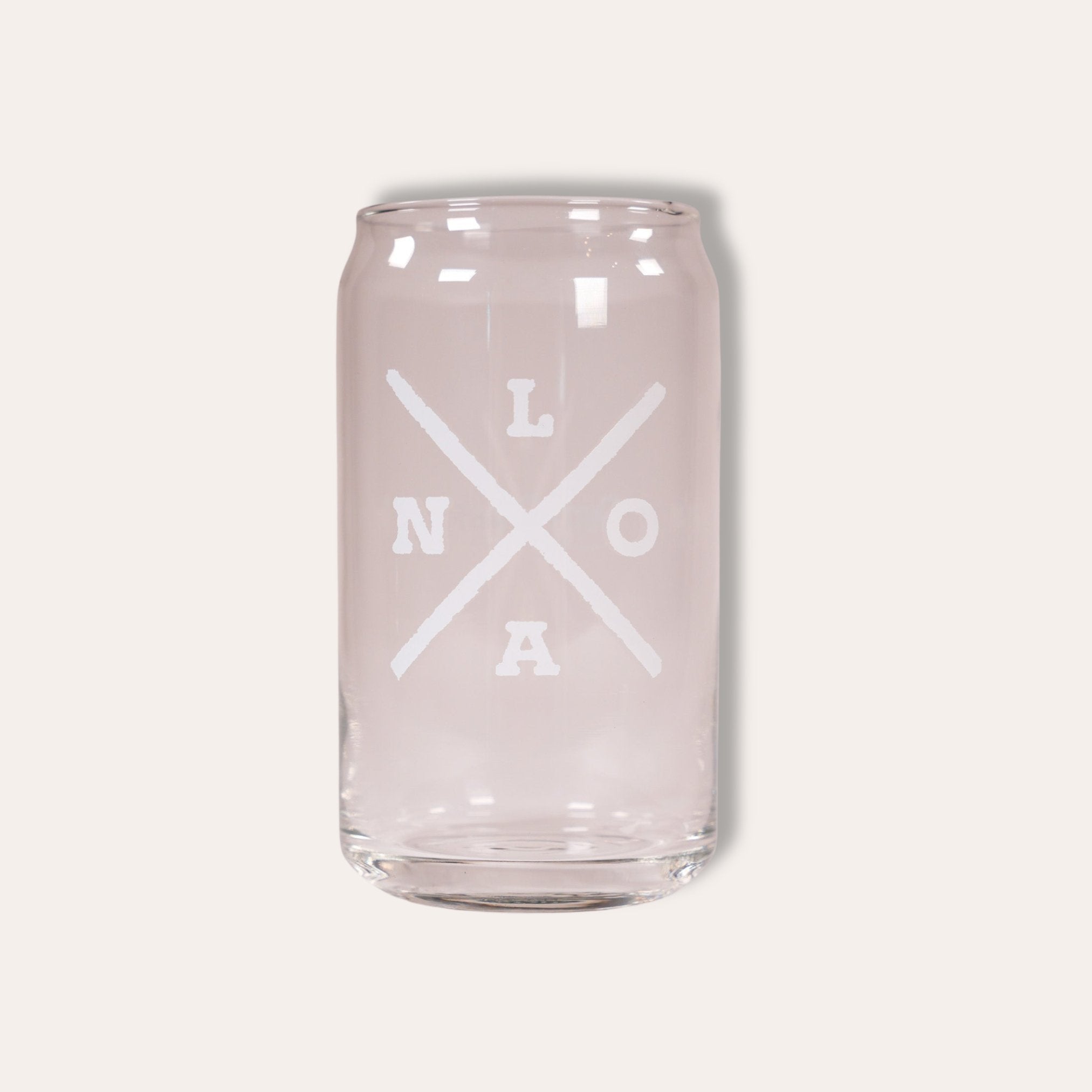 Nola X Soda Can Glass