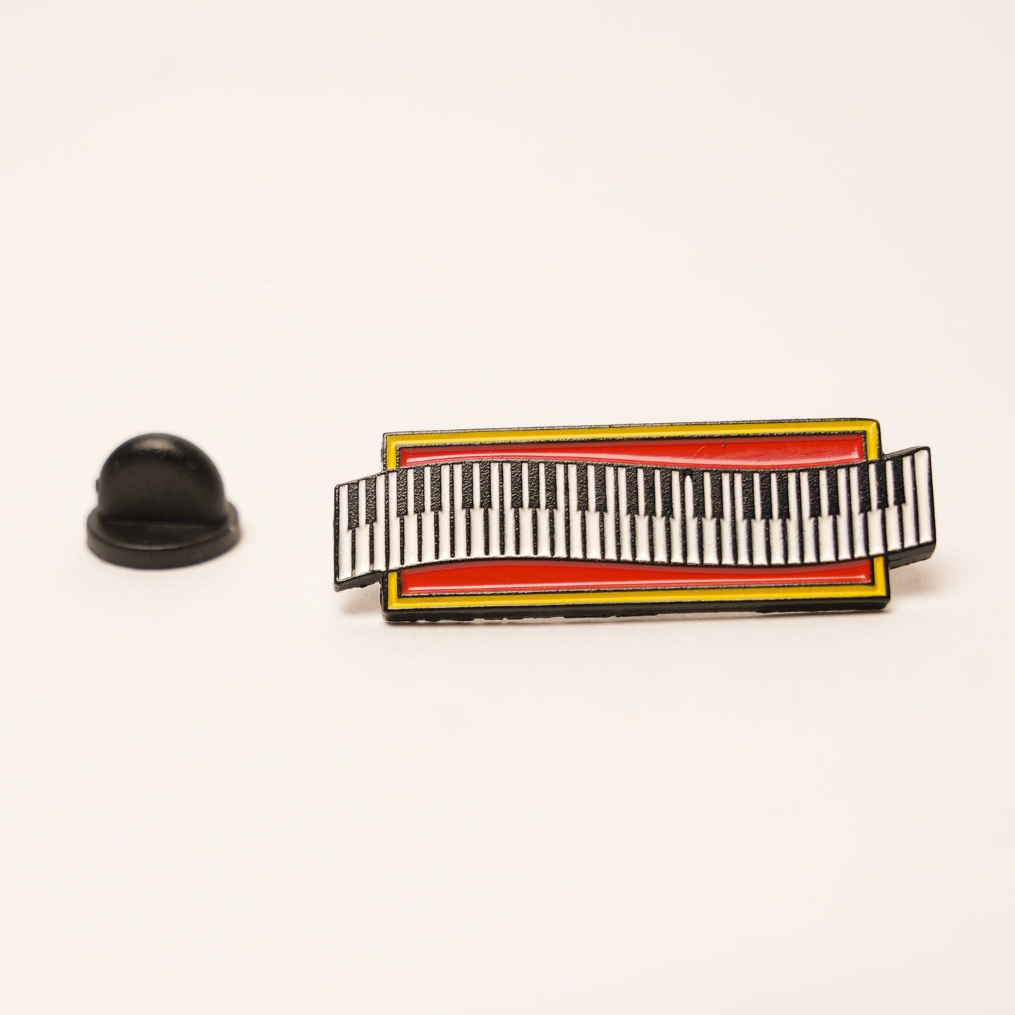 Piano Keys Enamel Pin